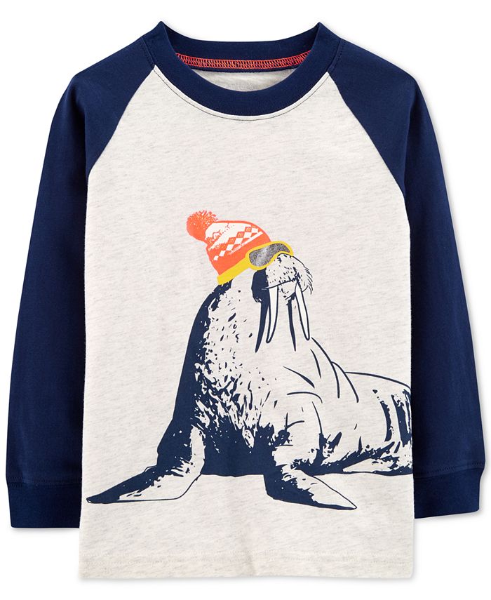 Carter&#39;s Toddler Boys Walrus Graphic Cotton T-Shirt &amp; Reviews - Shirts &amp;  Tops - Kids - Macy&#39;s