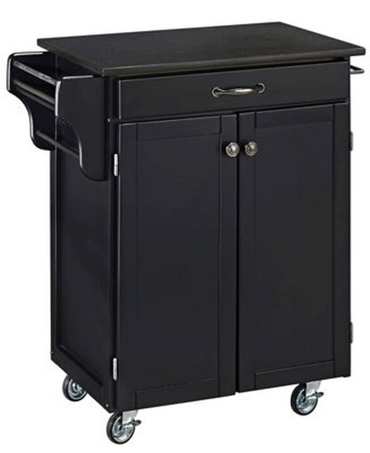 UPC 095385745301 product image for Home Styles Cuisine Cart Black Granite Top | upcitemdb.com