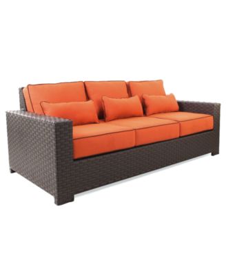 Furniture - San Lucia Wicker Outdoor Sofa