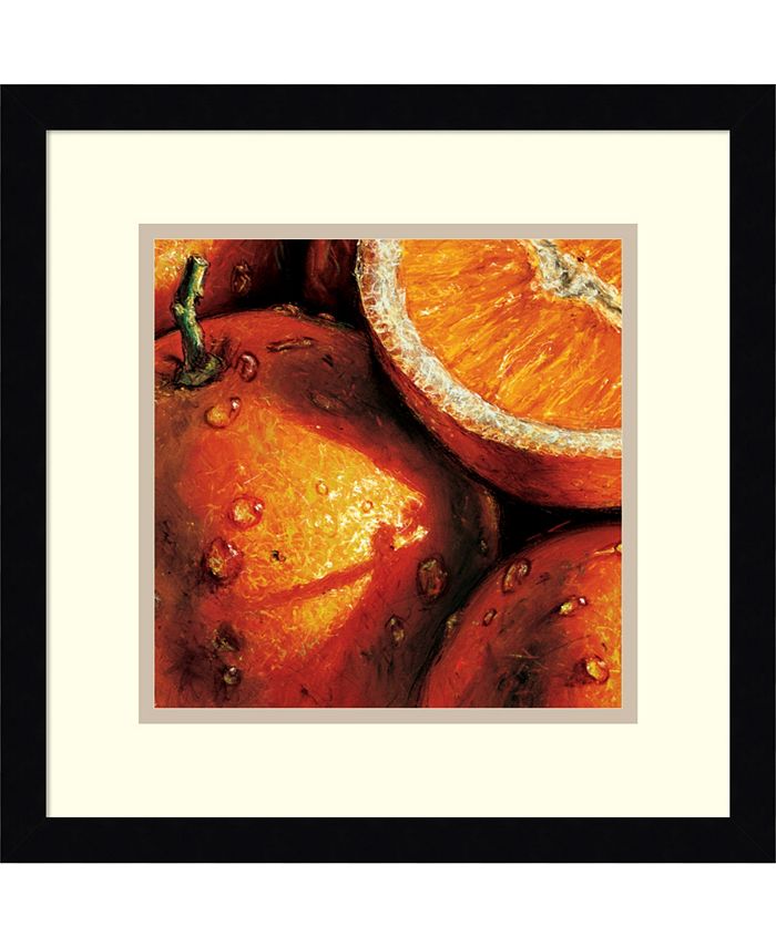 Amanti Art - Oranges 15x15 Framed Art Print