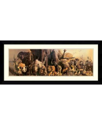 Amanti Art - Noah's Ark 43x19 Framed Art Print