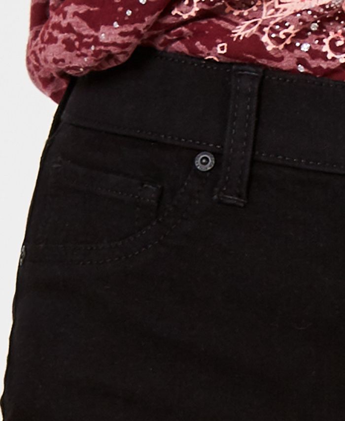 Style & Co Lace-Cuff Curvy Skinny Jeans, Created for Macy's - Macy's