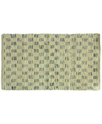 Riviera Home - Marion Cotton Denim Tiles 27" x 45" Rug
