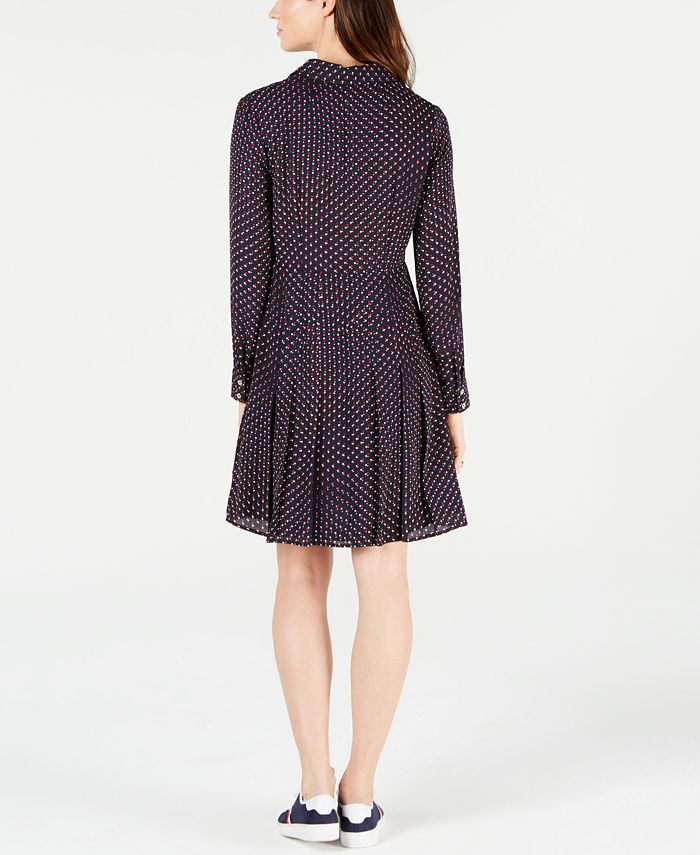 Tommy Hilfiger Star-Print Shirt Dress, Created for Macy's - Macy's