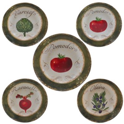 Certified International Pomodoro 5-Pc. Pasta Sets - Macy's