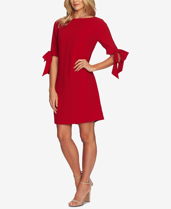 cece bow tie sleeve shift dress