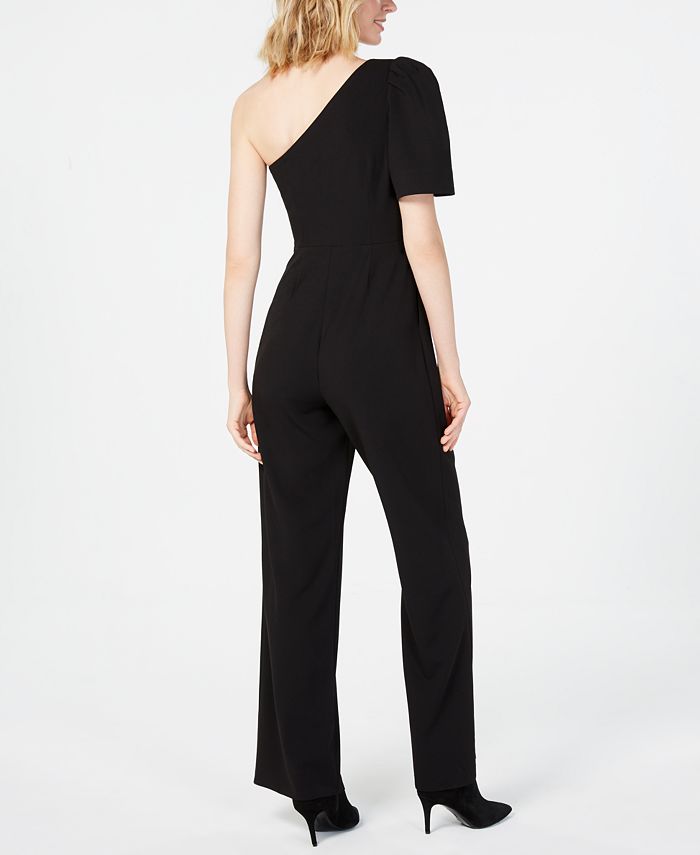 Calvin Klein One-Shoulder Jumpsuit - Macy's