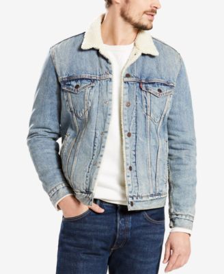 levi's men's big and tall trucker jacket