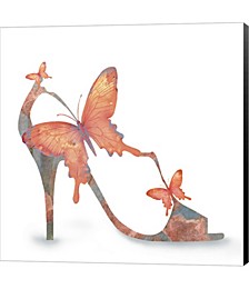 Butterfly Shoe Swirl by Jill Meyer Canvas Art