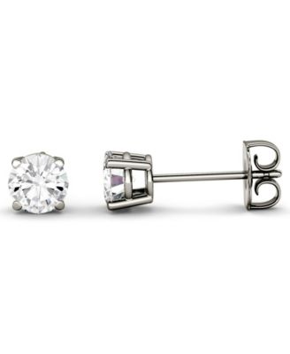 Moissanite Stud Earrings (1 ct. t.w. Diamond Equivalent) in 14k White or Yellow Gold