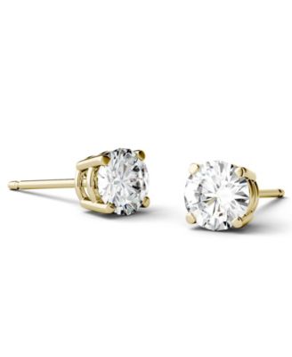 Moissanite Stud Earrings (1 ct. t.w. Diamond Equivalent) in 14k White or Yellow Gold
