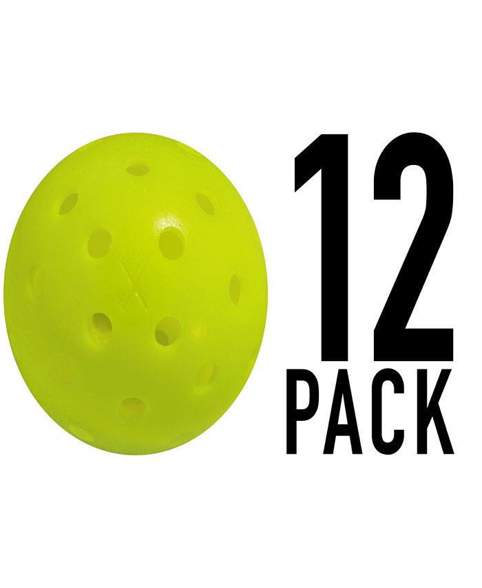 Franklin Sports X-40 Outdoor Performance Pickleballs 12 Pack Bulk USAPA Approved 