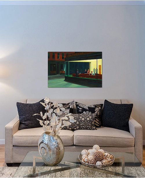 Icanvas Nighthawks 1942 By Edward Hopper Gallery Wrapped Canvas