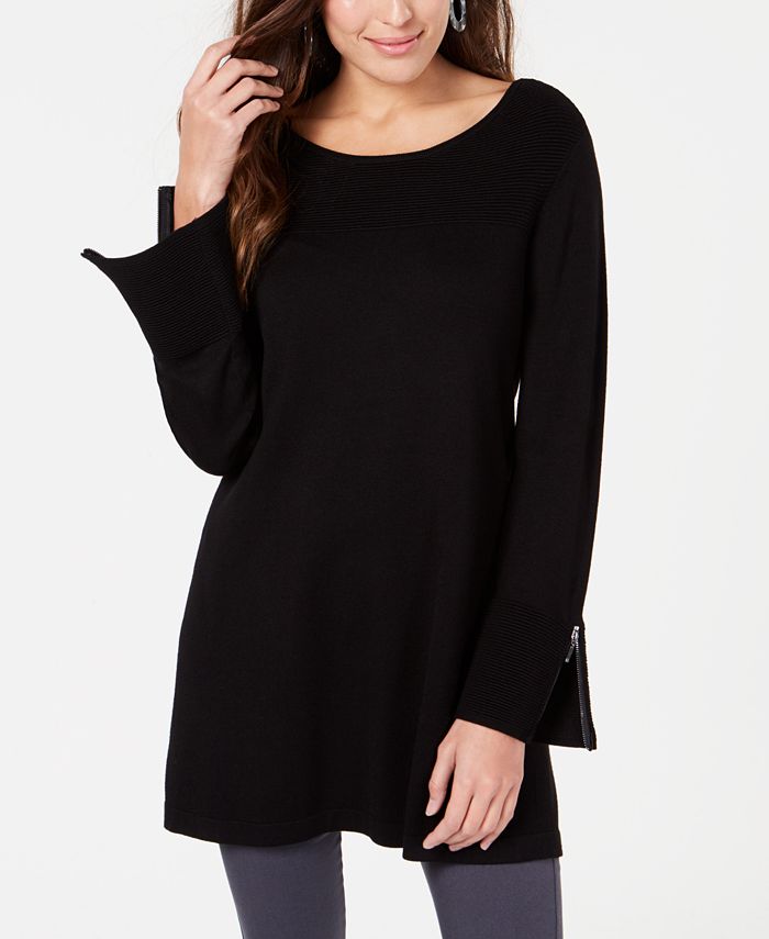 Alfani ribbed discount tunic sweater