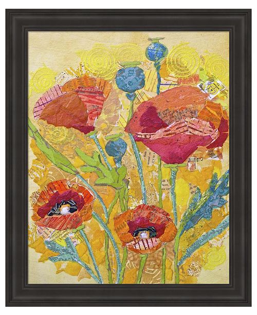 Metaverse Poppy Collage II by Elizabeth St. Hilaire Framed Art & Reviews Wall Art Macy's