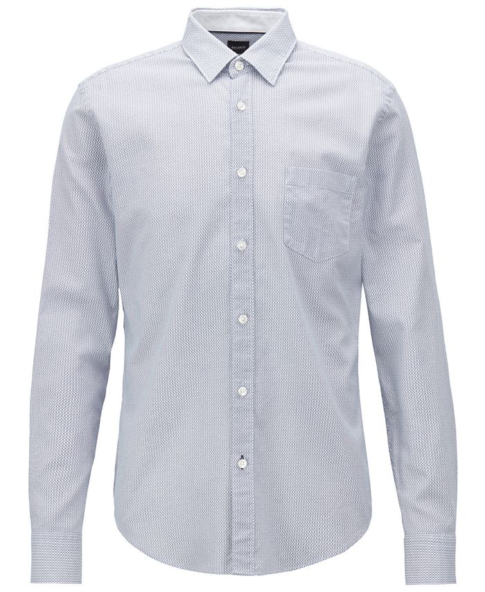Boss Men Casual Epreppy_1 Slim Fit Button Down Oxford Cotton Shirt