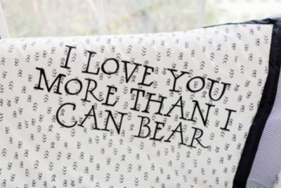 My Baby Sam Little Black Bear 3pc Crib Bedding Set