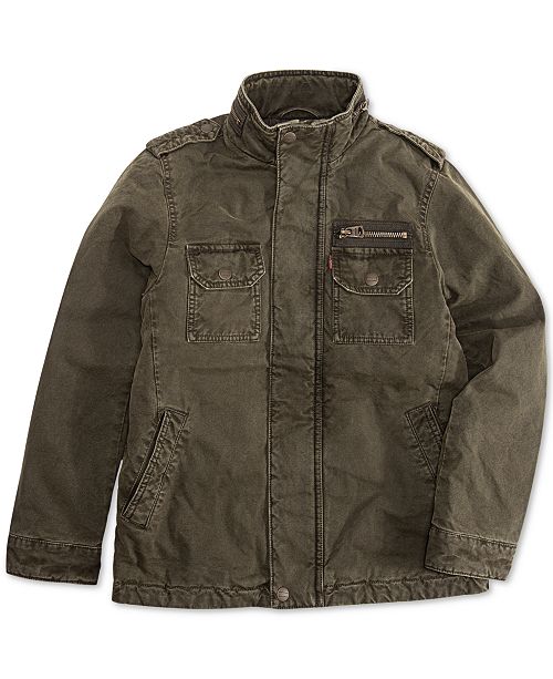 Levi S Big Boys Zip Front Barn Jacket Reviews Coats Jackets