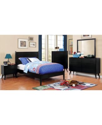 Furniture of America Adelie Mid-Century Modern Twin Bed