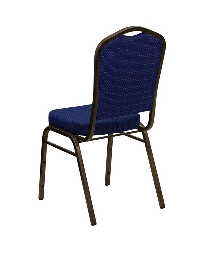 Flash Furniture Hercules Series Crown Back Stacking Banquet Chair In