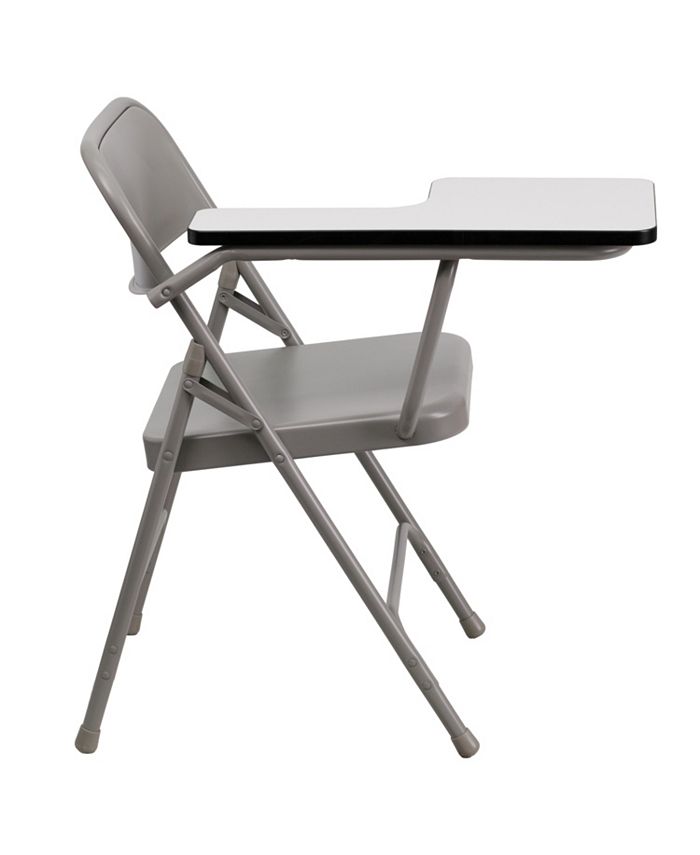 Flash Furniture Premium Steel Folding Chair With Right Handed Tablet