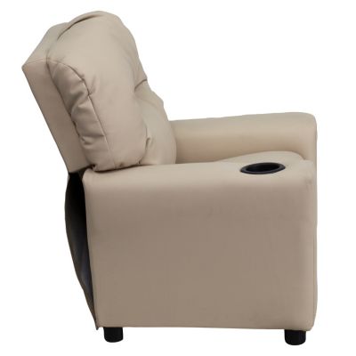 children's recliner with cup holder