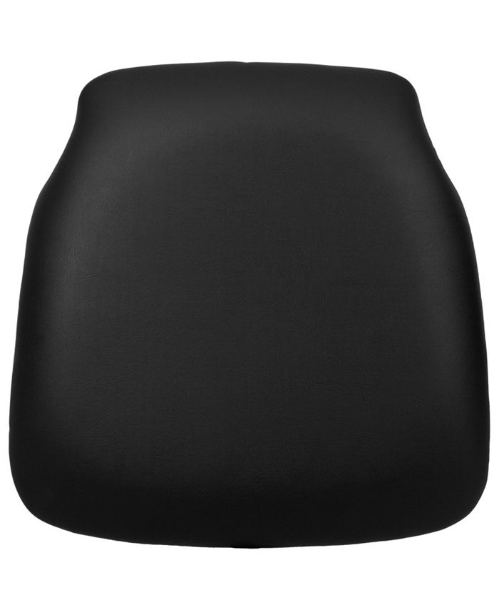 Flash Furniture Hard Black Vinyl Chiavari Chair Cushion Macy's