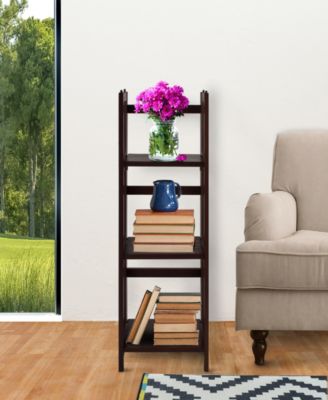 3 - Shelf Folding Bookcase 14" Wide