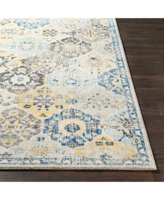 Harput HAP-1072 Dark Blue 3'11" x 5'7" Area Rug