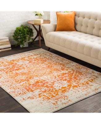 Harput HAP-1019 Burnt Orange 7'10" x 10'3" Area Rug