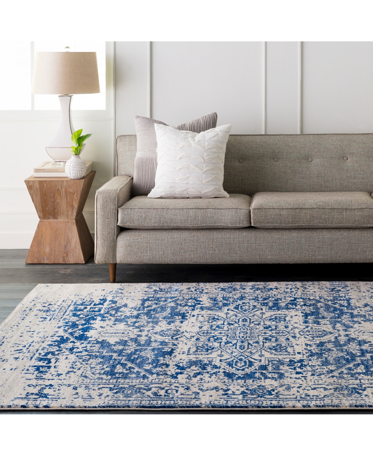 Livabliss Harput Hap-1021 DarkArea Rug - Blue