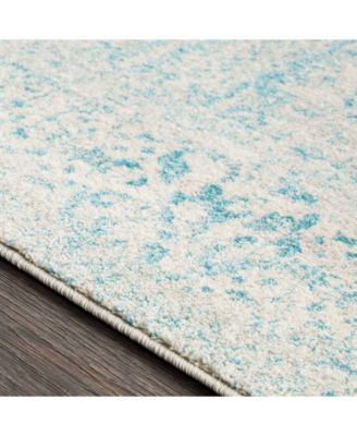 Harput HAP-1026 Teal 2'7" x 7'3" Area Rug