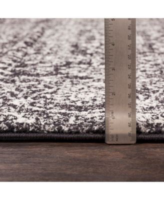 Harput HAP-1028 Black 5'3" x 7'3" Area Rug