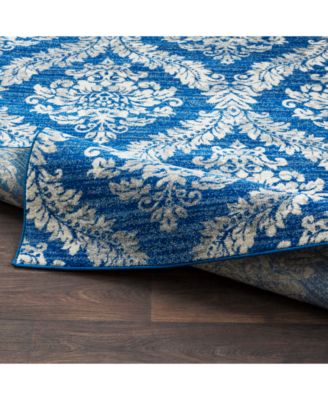 Harput HAP-1032 Dark Blue 7'10" x 10'3" Area Rug