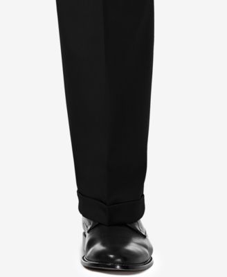 Men's Big & Tall Premium Comfort Stretch Classic-Fit Solid Pleated Dress Pants