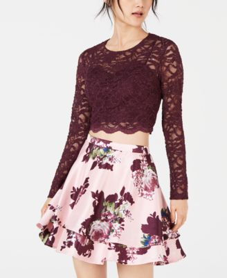 macy's 2 piece dress