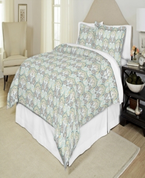 200TC Printed Percale Duvet King/California King Bedding