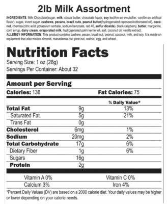 32oz Assortment Gift Box, Approximately 48 Pieces 