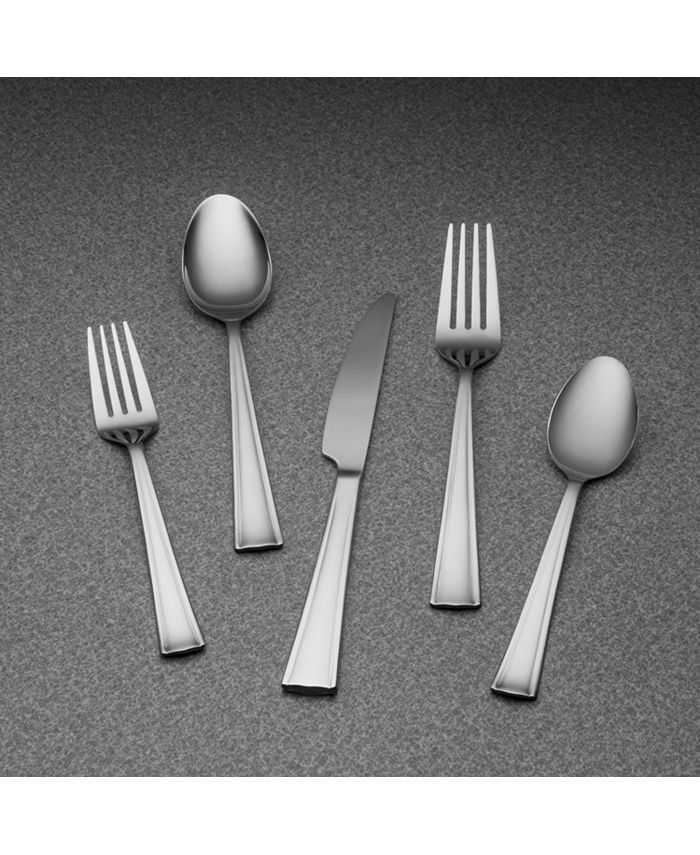 Corelle Coordinates Ruth Mirror 20Piece Flatware Set, Service for 4