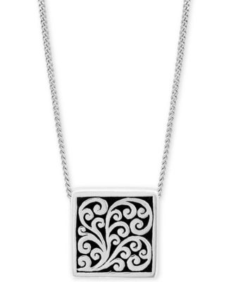 lois hill sterling necklace