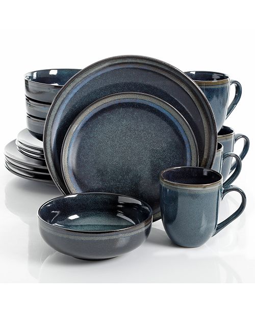 Laurie Gates Novara 16 Pc Dinnerware Set Service For 4 Reviews Dinnerware Dining Macy S