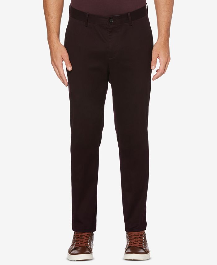 Perry Ellis Men's Resist Spill SlimFit Chino Pants Macy's
