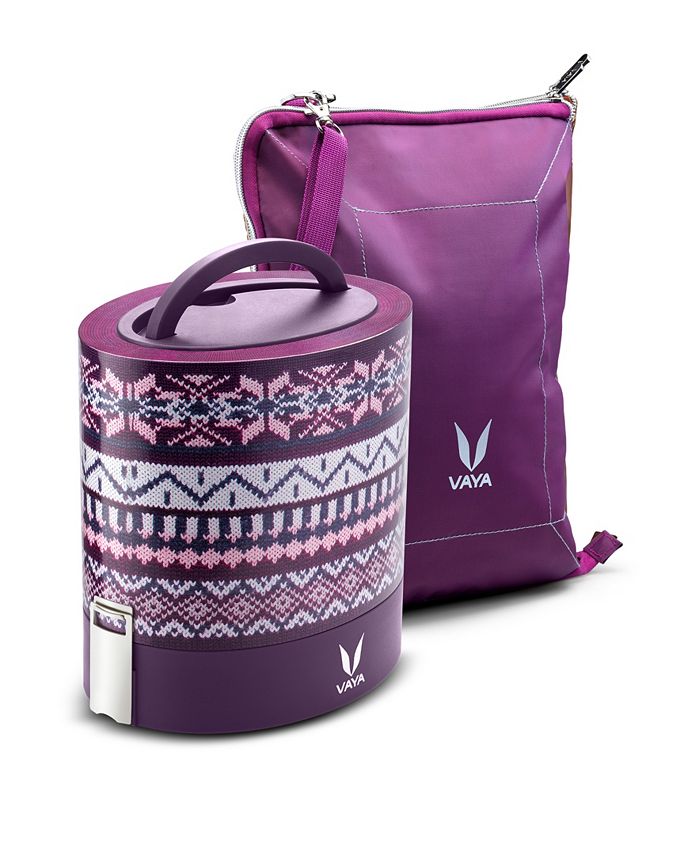 VAYA LLC Vaya Tyffyn 1000 Wool Lunch Box with Bagmat 33.5 oz Macy's