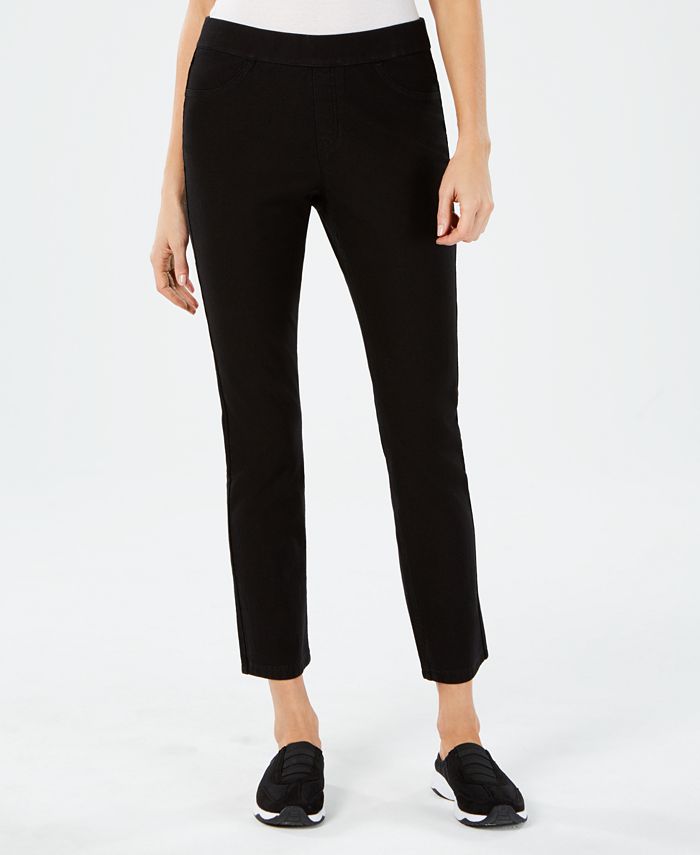 Karen Scott Joey Cotton Pull-On Jeans, Created for Macy's - Macy's