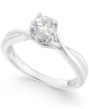 image of Diamond Solitaire Engagement Ring (1/3 c.t. t.w.) in 14k White Gold