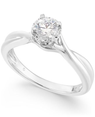 Macy's 3 carat diamond on sale ring