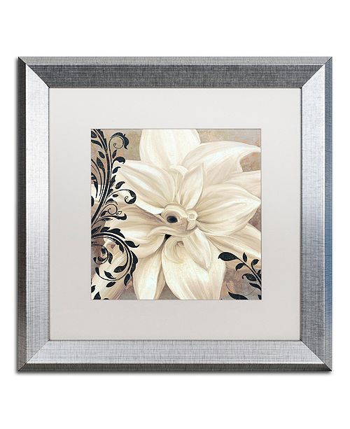 Trademark Global Color Bakery Winter White Ii Matted Framed Art