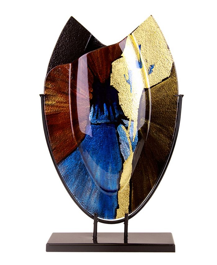 Jasmine Art Glass 21" Oval Vase Macy's