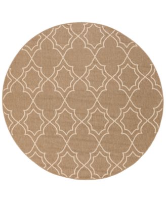 Livabliss - Alfresco ALF-9587 Camel 5'3" Round Area Rug