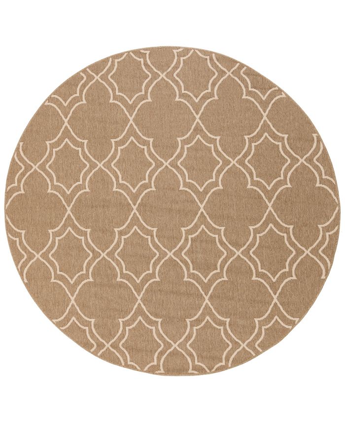 Surya - Alfresco ALF-9587 Camel 5'3" Round Area Rug